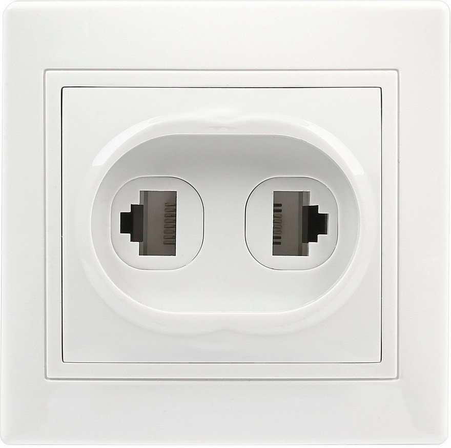 Розетка компьютерная SmartBuy Венера SBE-01w-S1-RJPH