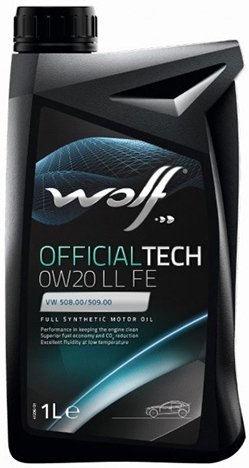 

Моторное масло Wolf OfficialTech 0W-20 LL FE 1л