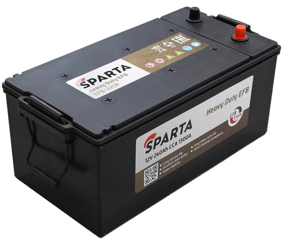 Автомобильный аккумулятор Sparta EFB R+ (240 А·ч)