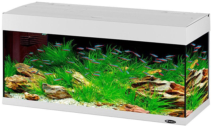 

Аквариум Ferplast Dubai 100 led 240 л (белый)