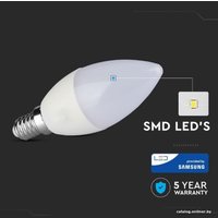 Светодиодная лампочка V-TAC E14 4.5 Вт 4000 К VT-255