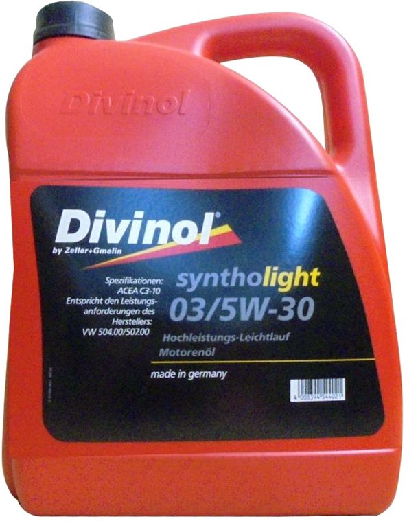 

Моторное масло Divinol Syntholight 03 5W-30 5л