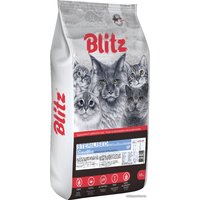 Сухой корм для кошек Blitz Sensitive Turkey Adult Sterilised All Breeds (для стерилизованных с индейкой) 10 кг