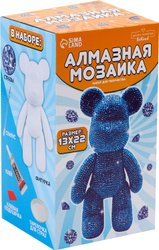 Алмазная мозаика на фигурке. Медведь 10225406 (синий)