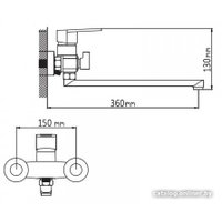 Смеситель Wisent WP2230-7