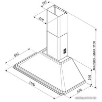 Кухонная вытяжка Smeg KT110BLE