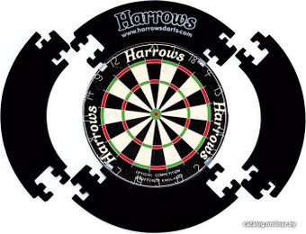 Защита для дартса Harrows 4 Рiece (черный)