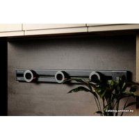 Трековая розетка AVEL шинопровод 60 см + 3 ЕВРО розетки (серый)