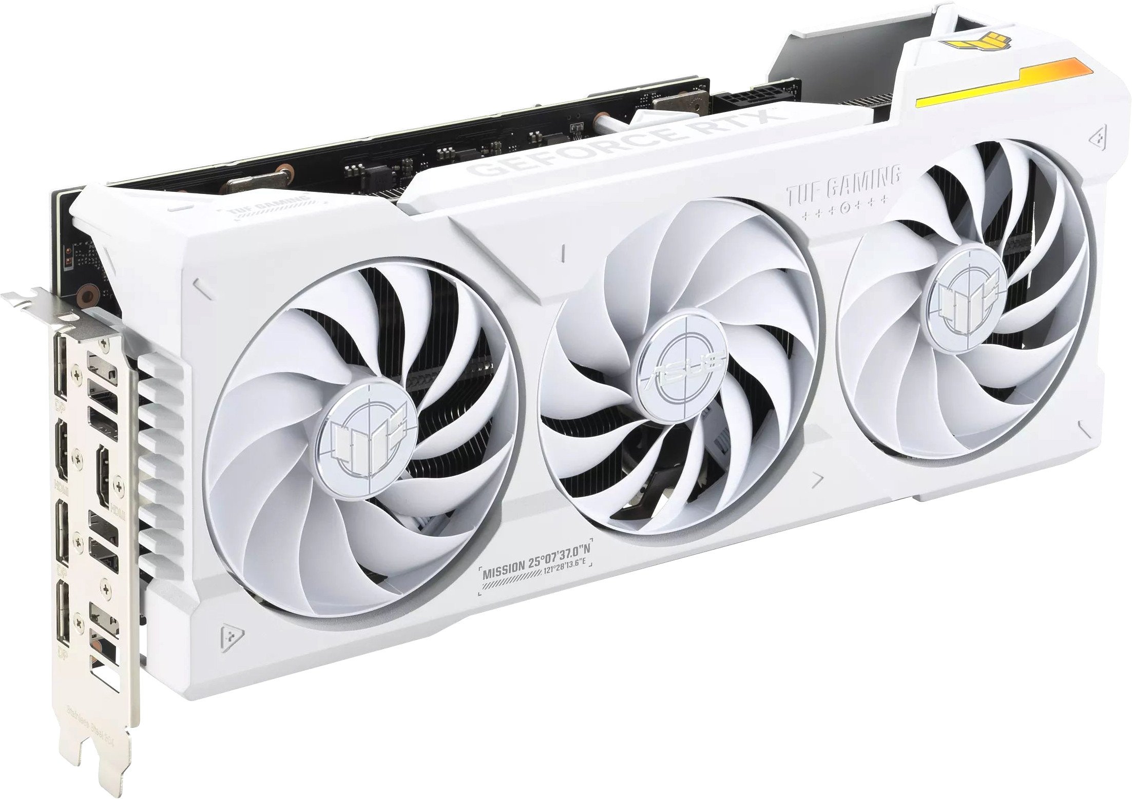 

Видеокарта ASUS TUF Gaming GeForce RTX 4070 Ti 12GB GDDR6X White OC Edition TUF-RTX4070TI-O12G-WHITE-GAMING