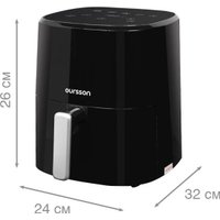 Аэрогриль (аэрофритюрница) Oursson AF3503GD/BL