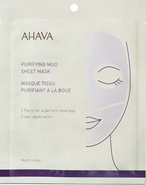 

Ahava Маска для лица тканевая Mineral Mud Masks Очищающая грязевая