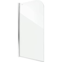 Стеклянная шторка для ванны Saniteco SN-21 140x80 (прозрачное стекло)