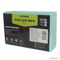 Блок для йоги Espado ES2721 (зеленый)