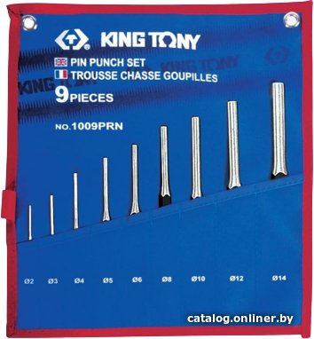 Набор выколоток King Tony 1009PRN (9 предметов)