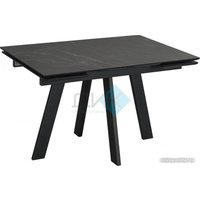Кухонный стол DikLine WINGS Black (мрамор блэк)
