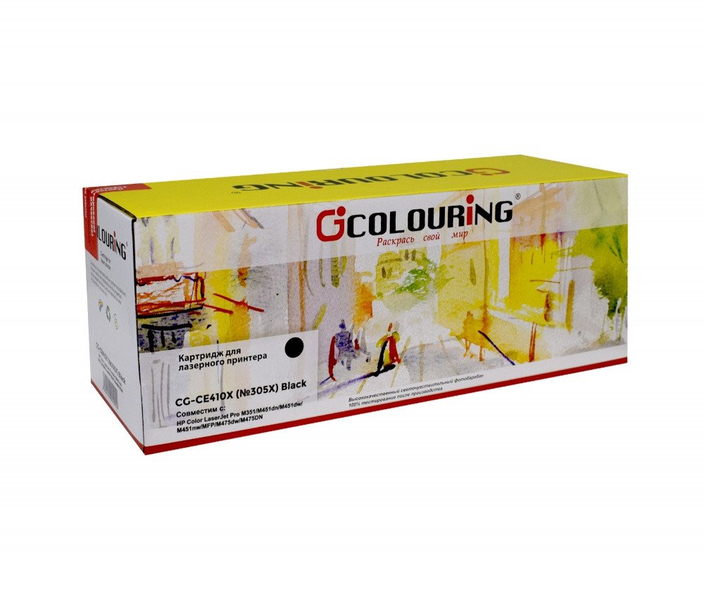 

Картридж Colouring CG-CE410X (аналог HP 305X (CE410X))
