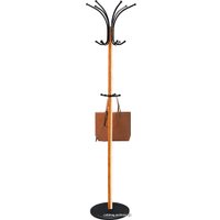 Вешалка для одежды Sheffilton SHT-CR10 903278 (светлый орех/мрамор)