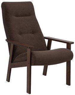 

Интерьерное кресло Leset Retro (рогожка, орех/коричневый)