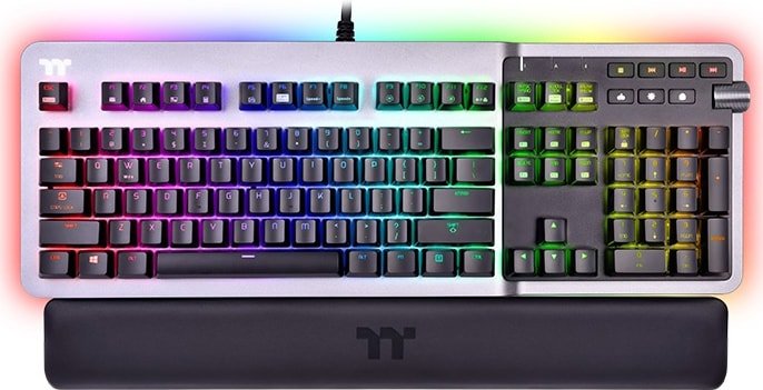 

Клавиатура Thermaltake Argent K5 RGB (Cherry MX Speed Silver)