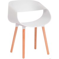 Стул с подлокотниками TetChair QXX mod. C1058 (белый/натуральный)