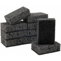 Губка Laima Square Black 608648 98х66х30 мм (10 шт)