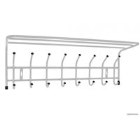 Вешалка для одежды Nika с полкой ВП8 (серебро)