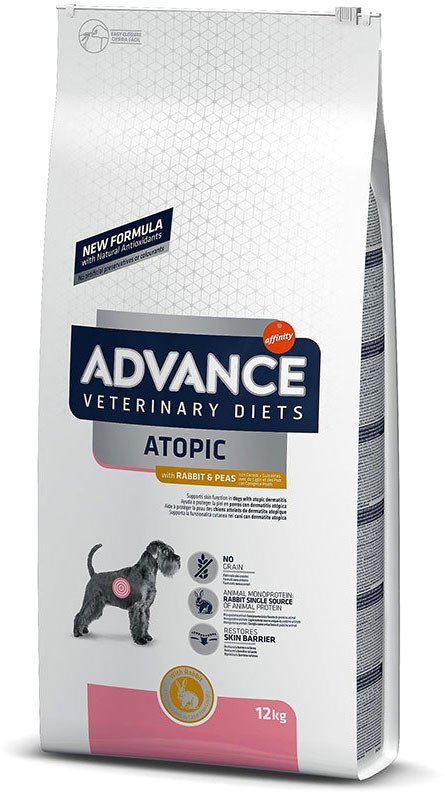 Сухой корм для собак Advance VetDiet Atopic No Grain с кроликом 12 кг