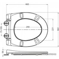 Сиденье для унитаза BelBagno Alpha BB2177SC