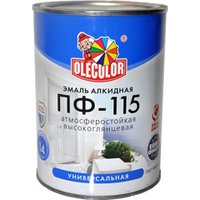 Эмаль Olecolor ПФ-115 1.9 кг (белый)