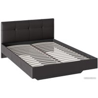 Кровать Трия Элис тип 1 с мягкой обивкой 140x200 (темный)