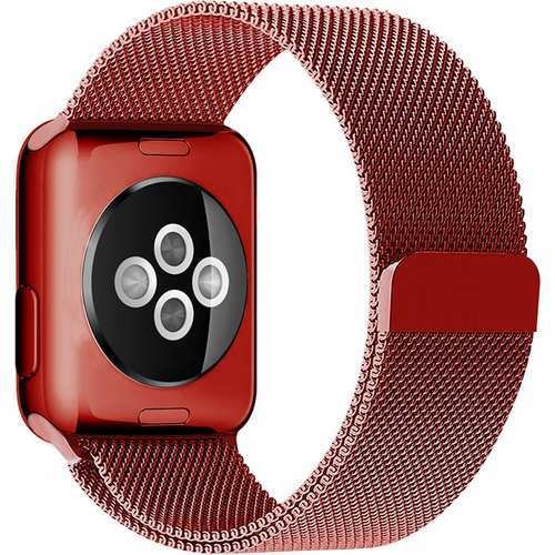 

Браслет Rumi Milanese loop металлический для Apple Watch 38/40/41mm (красный)