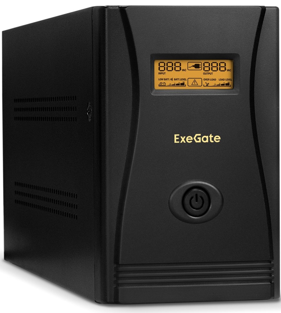 

Источник бесперебойного питания ExeGate SpecialPro Smart LLB-2200.LCD.AVR.C13.RJ.USB