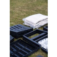 Набор садовой мебели Ipae Progarden JAV04CCA (антрацит)