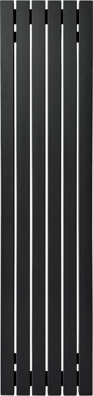 Стальной трубчатый радиатор Ростела Flat 6 410х750 (черный муар)