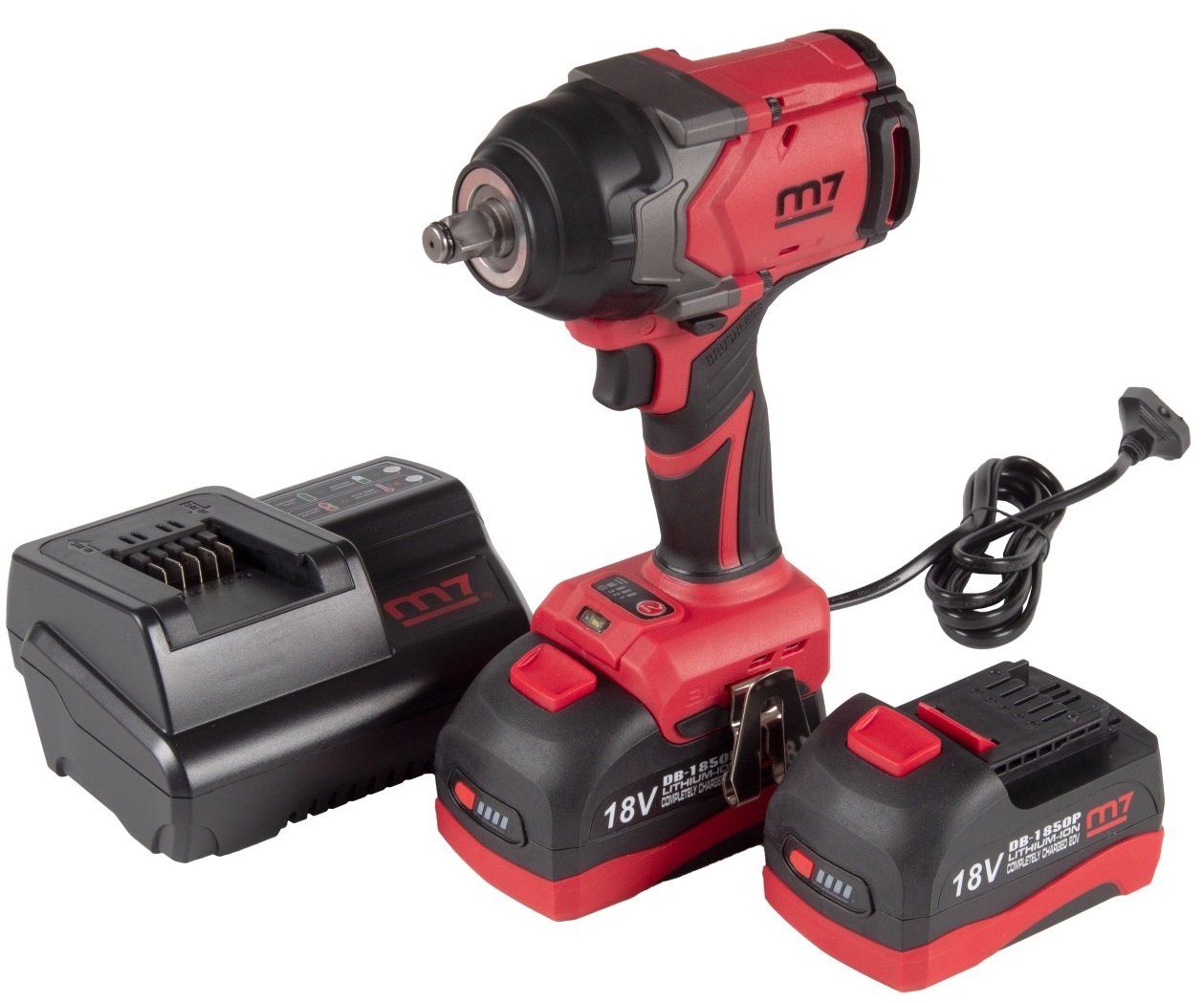 

Гайковерт M7 DW-406A (с 2-мя АКБ, кейс)