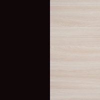 Кровать PROxSON Milton 80x190 (черный/ясень шимо светлый)