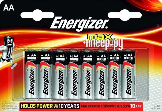 

Батарейка Energizer Max AA 8 шт.