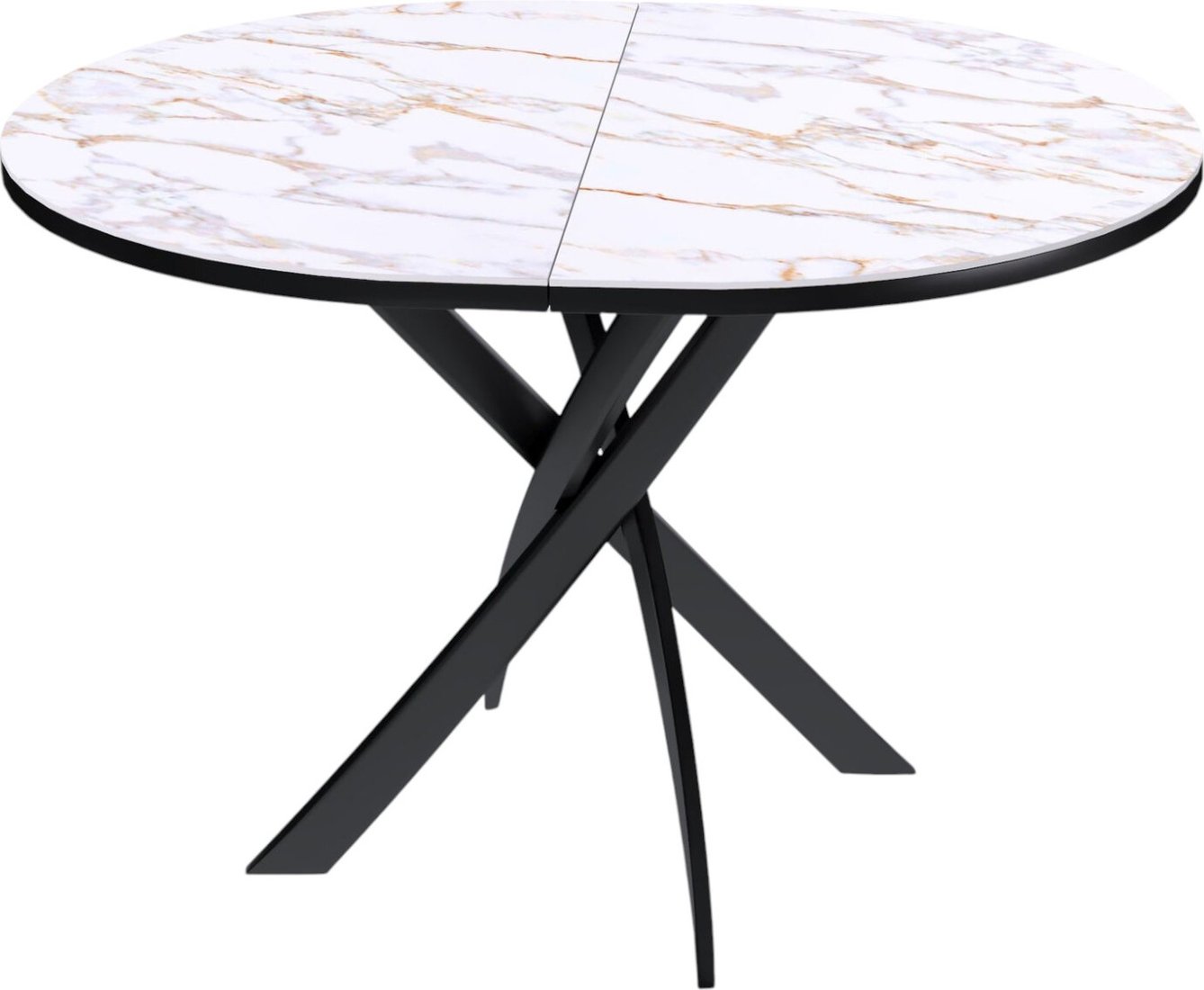 

Кухонный стол Kenner R1100s (черный/керамика мрамор белый глянец)