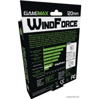 Вентилятор для корпуса GameMax WindForce 4x White LED (120 мм) [GMX-WF12W]