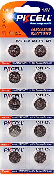 

Батарейка PKCELL Super Akaline Button Cell AG13/LR44 10 шт.