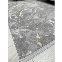 Ковер для жилой комнаты Radjab Carpet Афина Прямоугольник 9012A 12872RK (1.6x2.3, Grey/Beige)