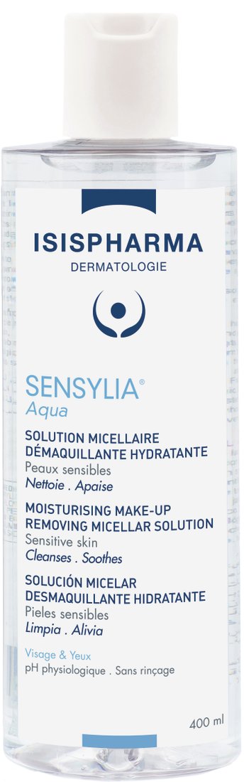 

ISISPHARMA Sensylia Aqua Увлажняющая мицеллярная вода для снятия макияжа для чувствительной и обезвоженной кожи 400 мл