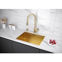 Смеситель Paulmark Iniversal Un213880-BG (золото/брашированное золото)