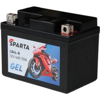 Мотоциклетный аккумулятор Sparta LB4L-B, YB4L-B, YB4L-А, YTX4L-BS (4 А·ч)