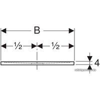 Душевой поддон Geberit Sestra 100x70 550.203.00.1 (белый)