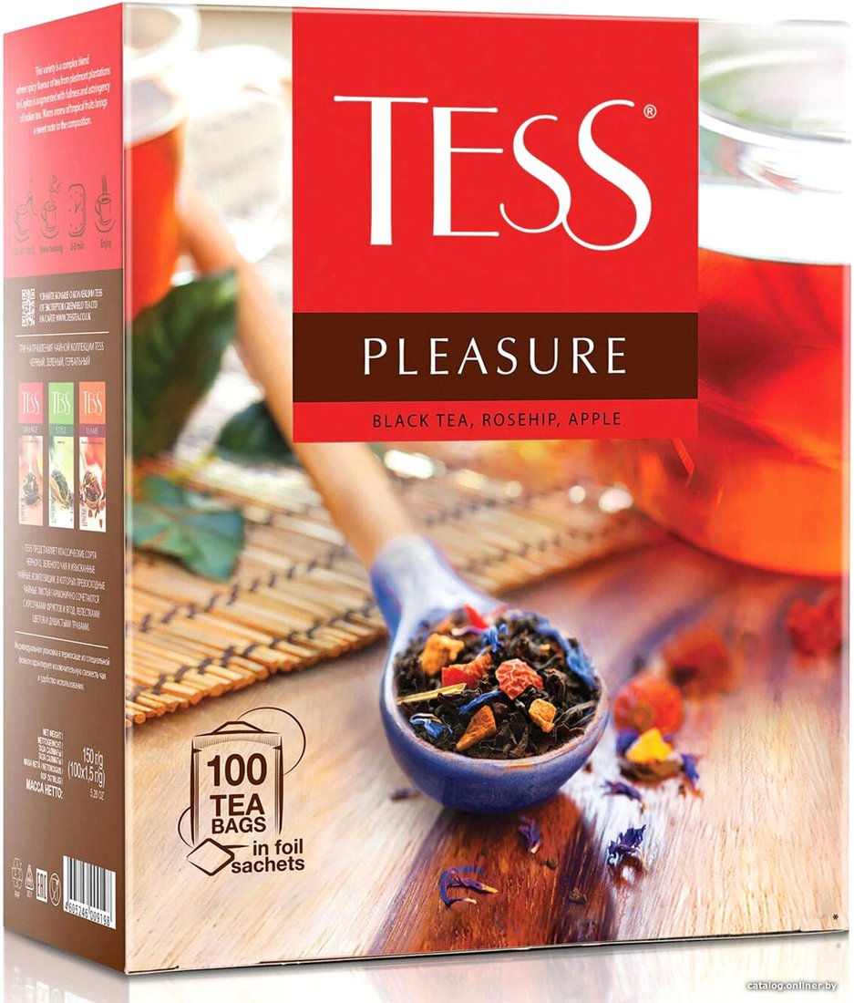 Черный чай Tess Pleasure черный Nd-00001851 100 шт