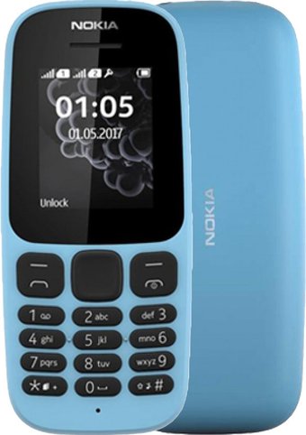 Nokia 105 Dual SIM (2017) (синий)