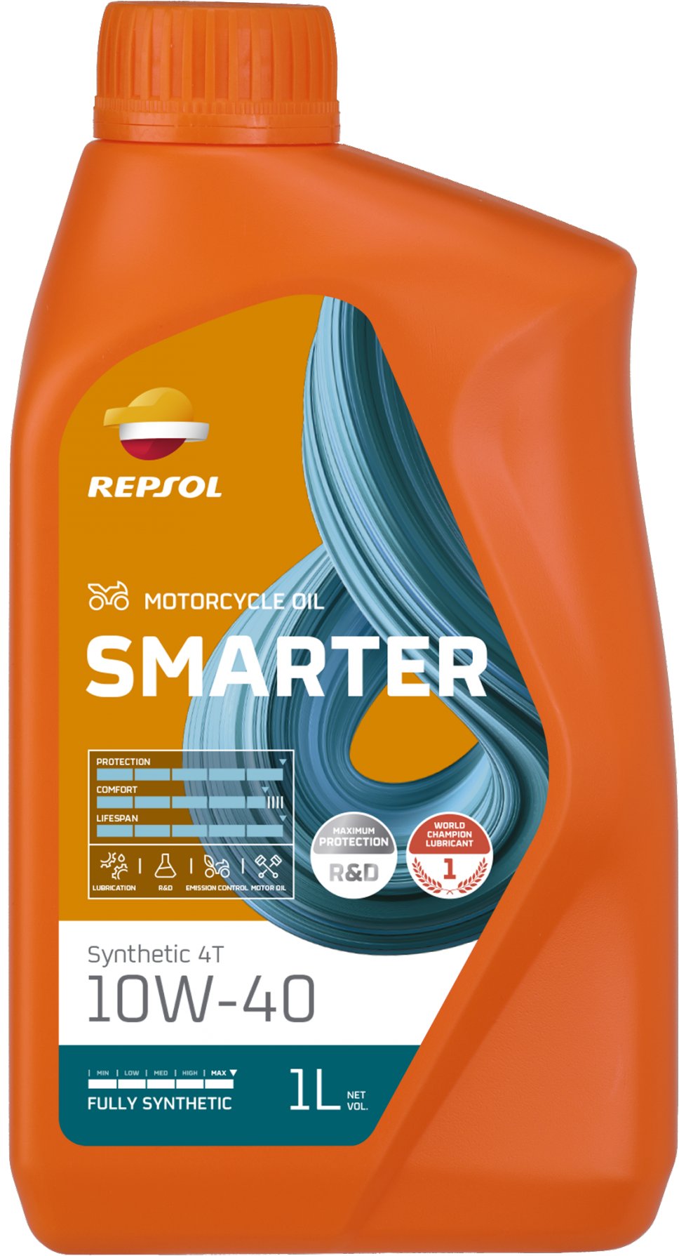 

Моторное масло Repsol Smarter Synthetic 4T 10W-40 1л
