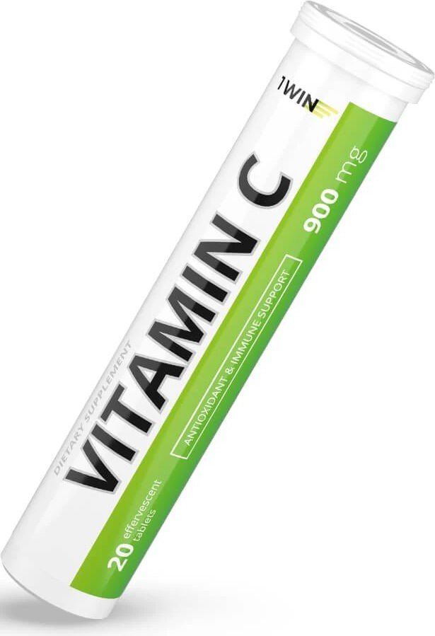 

Витамины, минералы 1WIN Vitamin С 900 мг (20 шипучих таблеток)