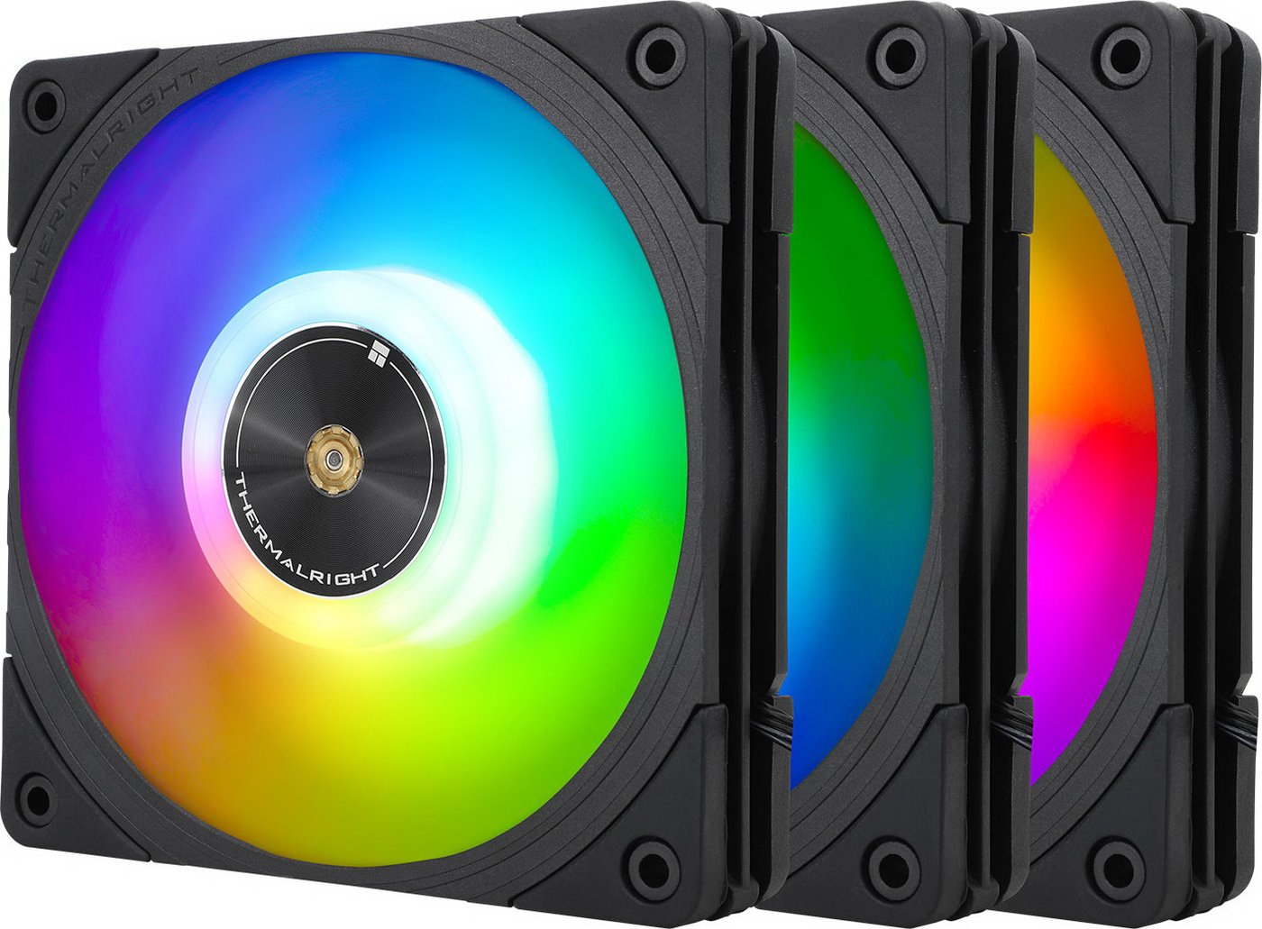 Комплект вентиляторов для корпуса Thermalright TL-B12-S X3 (черный)